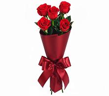 Букет 5 Красных роз Эдлесс Лав в Уве