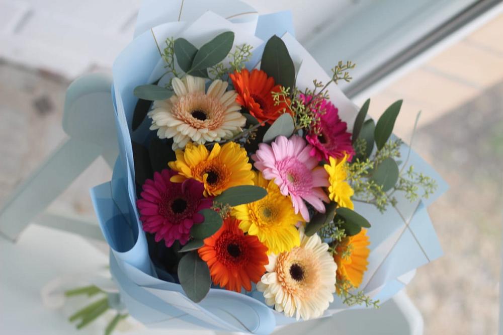 Букет цветов из: Герберы в Уве