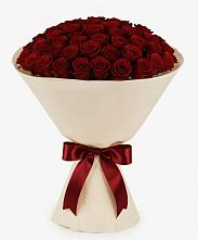 Букет 101 Бордовая роза Блэк Бакарра в Уве
