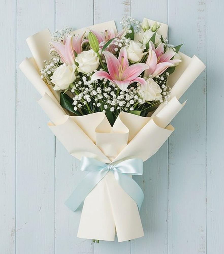 Букет цветов из: Лилии в Уве