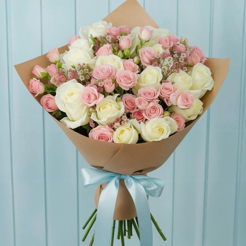 Букет цветов из: Розы в Уве