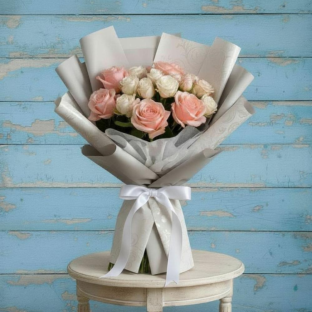 Букет цветов из: Розы в Уве