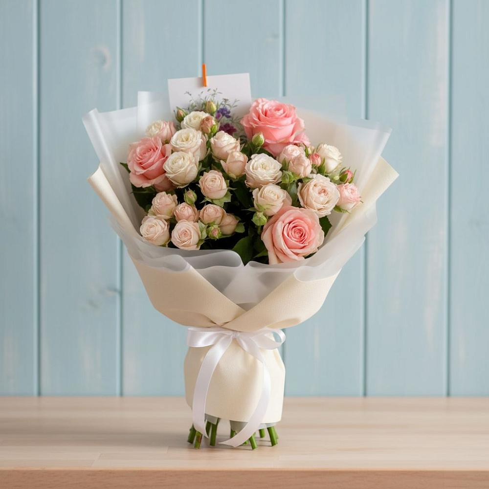 Букет цветов из: Розы в Уве