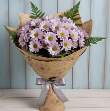 Букет цветов из:  Хризантемы #REPLACE_PRED# Уве