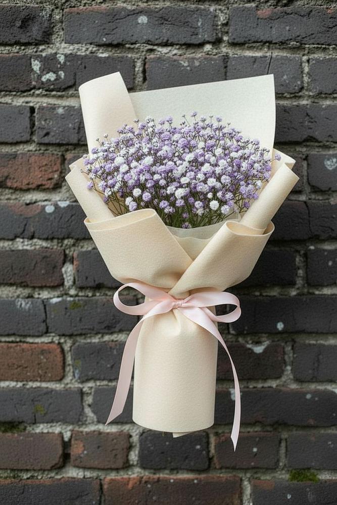 Букет цветов из: Гипсофила в Уве