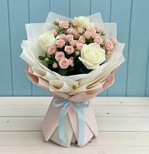 Букет цветов из:  Розы в Уве