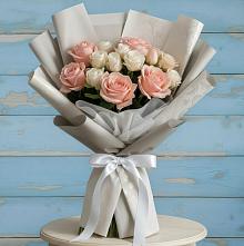 Букет цветов из:  Розы #REPLACE_PRED# Уве