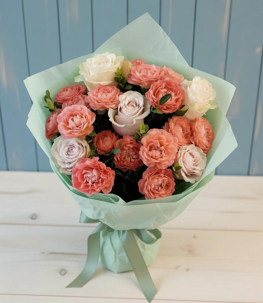 Букет цветов из: Розы в Уве