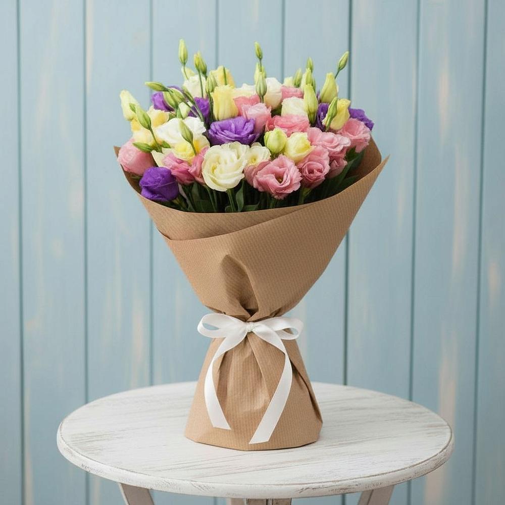 Букет цветов из: Лизиантусы в Уве