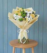 Букет цветов из:  Хризантемы и Розы в Уве