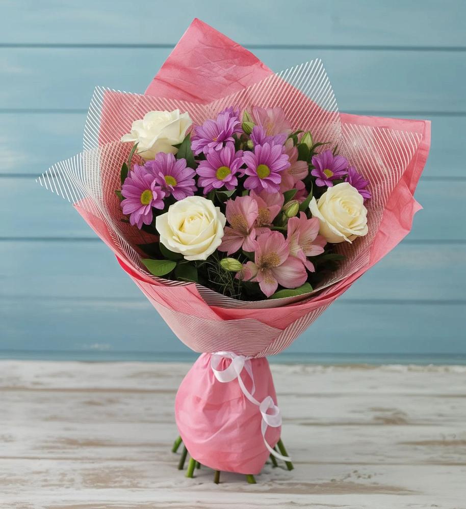 Букет цветов из: Герберы в Уве